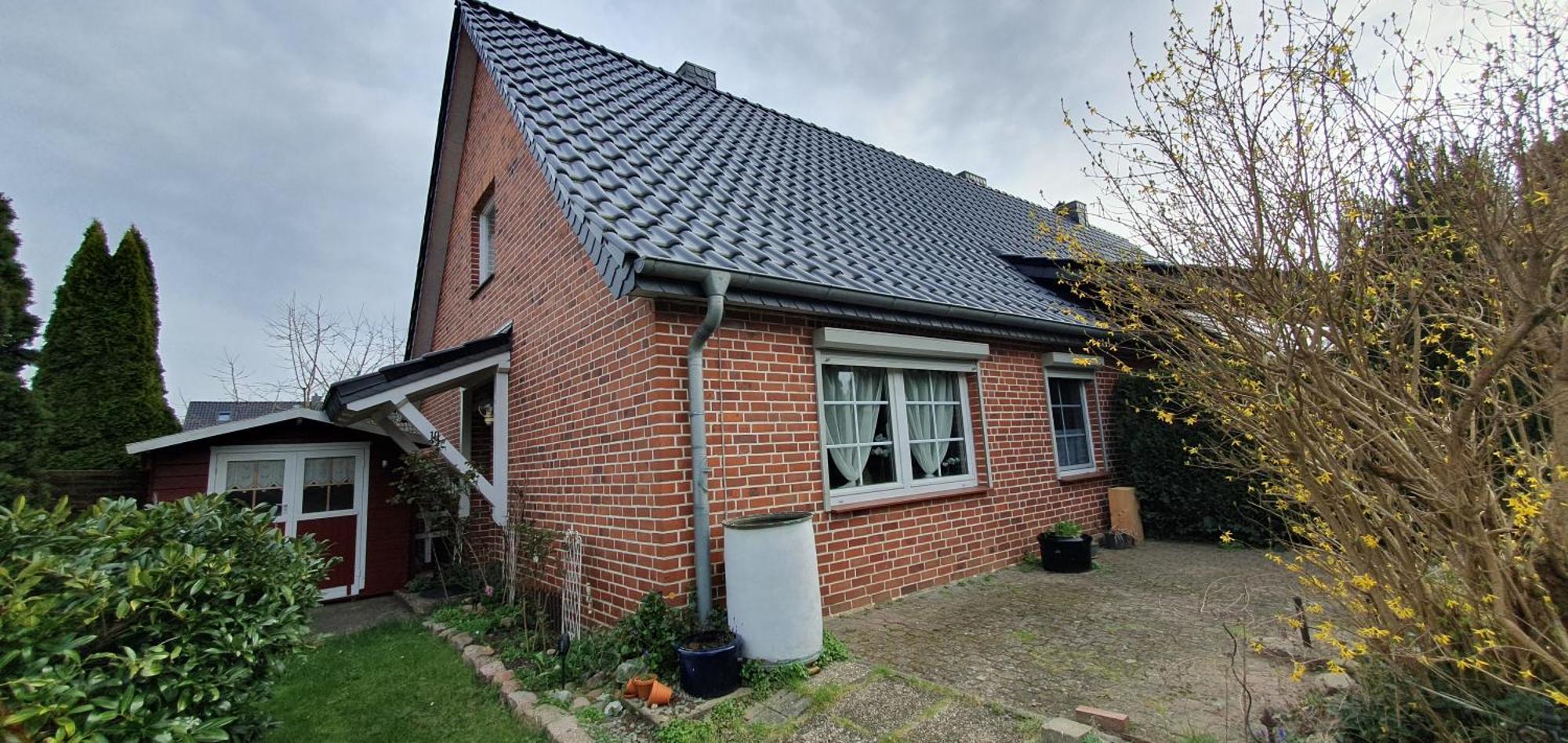 Wohnung Corinchen Tespe Exterior foto